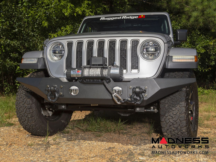 Jeep Wrangler JL Spartan Front Bumper w/ Standard Ends w/o Overrider